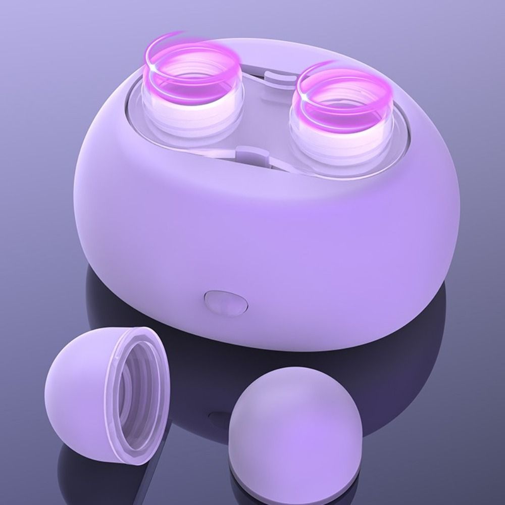 New Rabbit Automatic Cute Cleaning Container Tools Contact Lens Cleaner Beauty Pupil Storage High Frequency Vibration